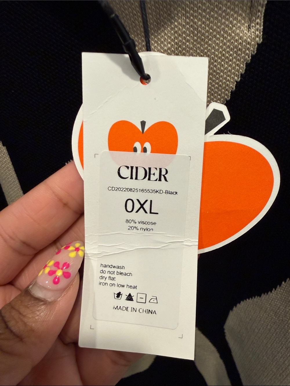 Cider Jersey U-neckline Contrasting Split Knitted Midi Dress - Picture 2 of 5
